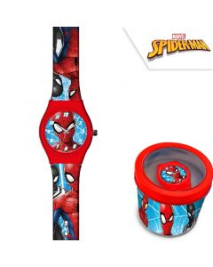 Детски часовник Spiderman в метална кутия