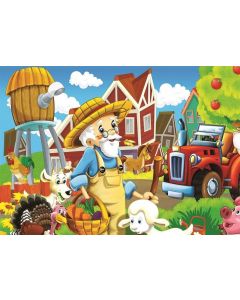 Детски пъзел Art Puzzle 2 в 1 24 + 35 части Щастливият фермер
