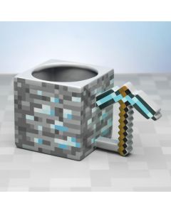 Нестандартна керамична чаша Minecraft Diamond pickaxe. 