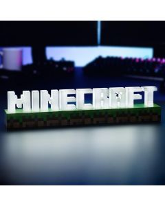 Лампа Minecraft Logo