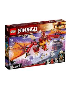 Конструктор LEGO Ninjago - Нападение на огнен дракон.