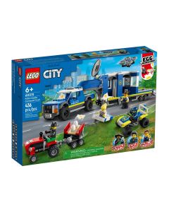 Конструктор LEGO City Police - Полицейски мобилен команден център в камион.