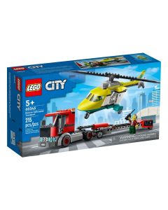 Конструктор LEGO City Great Vehicles - Превоз на спасителен хеликоптер.
