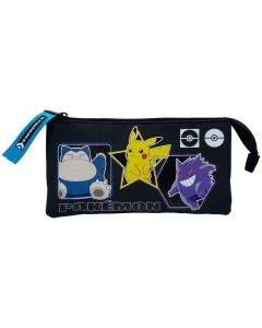 Ученически несесер с три отделения Pokemon Geo
