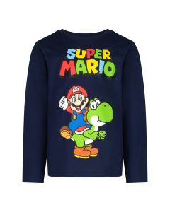 Блуза с дълъг ръкав Super Mario Dark Blue