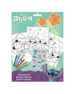 Комплект за оцветяване със стикери Stitch