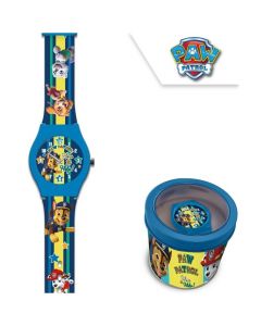Детски часовник Paw Patrol в метална кутия