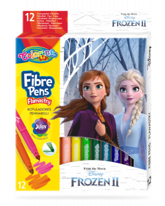 Флумастери 12 цвята Frozen Colorino Disney