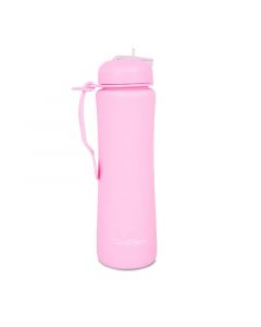 Сгъваема силиконова бутилка COOLPACK - PUMP - Powder pink