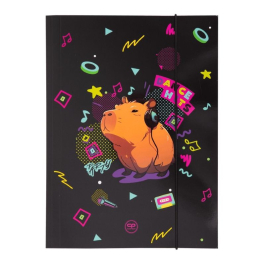 Папка с ластик A4 Coolpack - CAPYBARA MUSIC