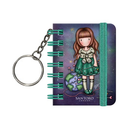 Ключодържател-тефтерче Santoro Gorjuss Be Kind To Our Planet