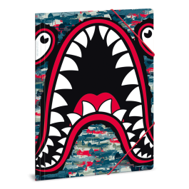 Папка с ластик Ars Una Flying Sharks