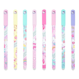 Химикал с гума дисплей 48 бр. Hello Kitty Pastel