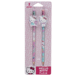 Молив HB 2 бр. блистер Hello Kitty Pastel_3