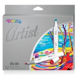 Sketch маркери за рисуване 12 цвята Colorino Arist