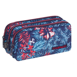 Ученически несесер с три ципа COOLPACK - PRIMUS - Emerald Jungle