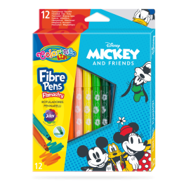 Флумастери 12 цвята Mickey   Friends Colorino Disney
