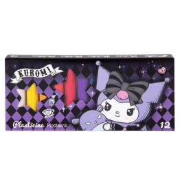 Пластилин 12 цвята Colorino Kuromi