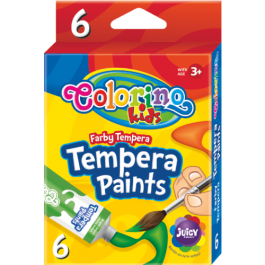 Темперни бои Colorino 6 цвята в тубички 
