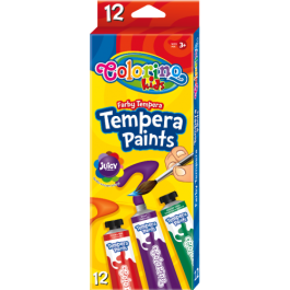 Темперни бои Colorino 12 цвята в туби 