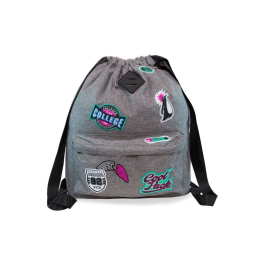 Раница COOLPACK - URBAN - GREY BADGES GIRLS
