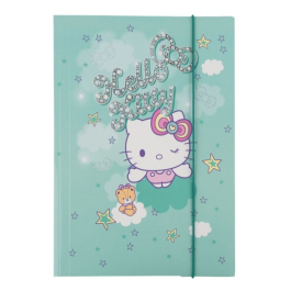 Папка картон А4_2 Hello Kitty Pastel