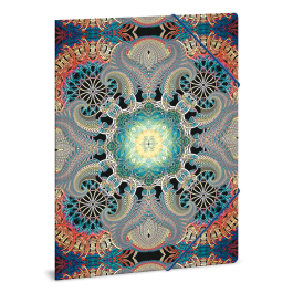 Папка с ластик A4 Ars Una Mandala Line