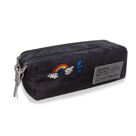 Ученически несесер Coolpack - Edge Sparkling Badges Black