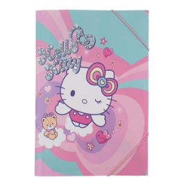 Папка с ластик PP A4 Hello Kitty Pastel