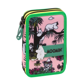 Ученически несесер със съдържание и две отделения MOOMIN.