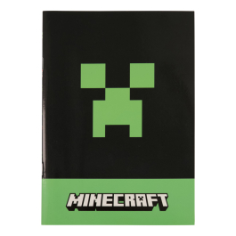 Тетрадка А5, Minecraft Creeper с малки квадратчета