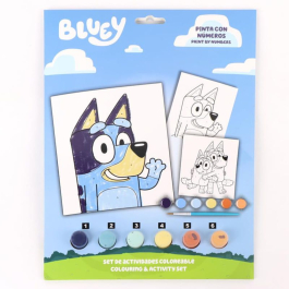 Комплект оцветяване по номера Bluey Cerda