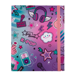 Папка с уширение K-POP BRIGHT - A4 - Coolpack 