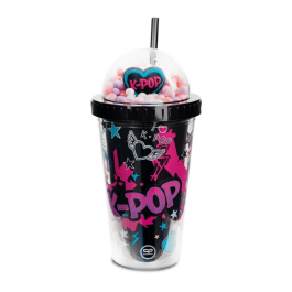 Чаша със сламка 450 ML COOLPACK - K-POP DARK 