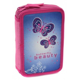 Karton P+P Butterflies несесер с два ципа