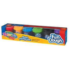 Мек пластилин 6 цвята Fun Dough Colorino