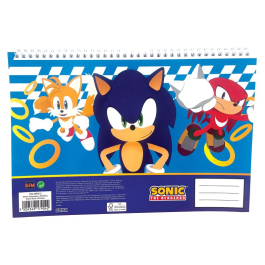 Скицник A4 Sonic Lets Go, 30 листа, спирала