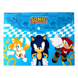 Папка с копче A4 Sonic Lets Go