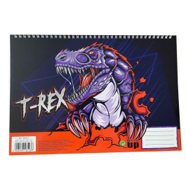 Скицник T-Rex, 30 листа, спирала, 23x33