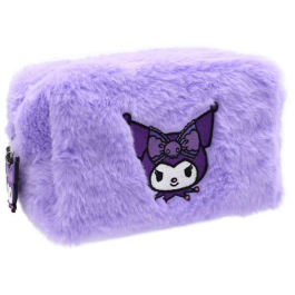 Лилав плюшен козметичен несесер Hello Kitty Kuromi