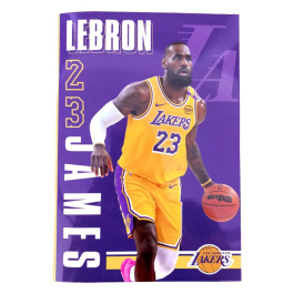 Тетрадка B5 40 листа, мека корица NBA LeBron James