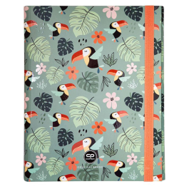 Папка с ластик A4 Coolpack - Toucans