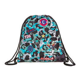 Спортна торба Sprint Coolpack Camo Blue Badges