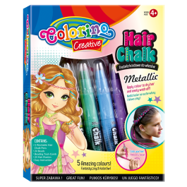 Пастели за коса Girls металик цветове Colorino