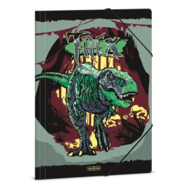 Папка с ластик A4 Ars Una - T-Rex (5346) 24 