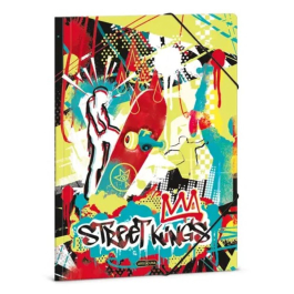 Папка с ластик A4 - ARS UNA - Street Kings (5357) 24 