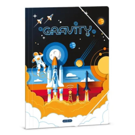 Папка с ластик A4 ARS UNA Gravity (5367) 24 