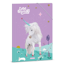 Папка с ластик A4 - ARS UNA - Unicorn (5448) 