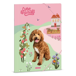 Папка с ластик A4 - ARS UNA - Doggie (5458) 