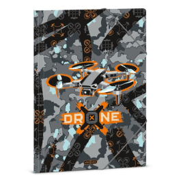 Папка с ластик A4 Ars Una Drone X (5538) 